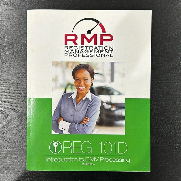 Registration Management Professional REG 101 Introduction to DMV Processing 2016 - Picture 1 of 6
